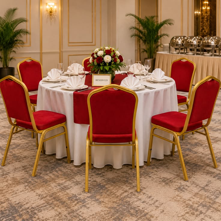 Cushioned Banquet Chair